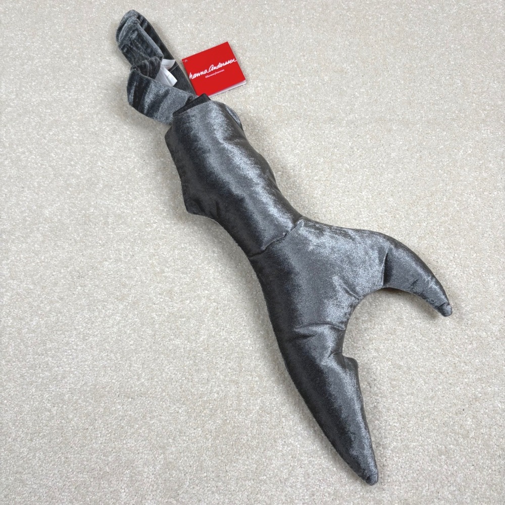 Hanna Andersson Kids Shark Tail Costume Accessory Plush Gray Halloween New